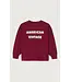 T-Shirt Fizvalley Burgundy Vintage