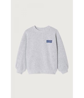 American Vintage Sweater Evona Light Grey Melange