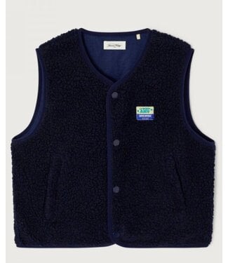 American Vintage BODYWARMER NAVY HOKTOWN