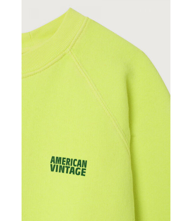 SWEATS IZUBIRD CITRON FLUO