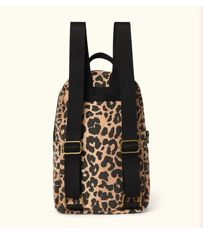 cotton mini backpack leopard