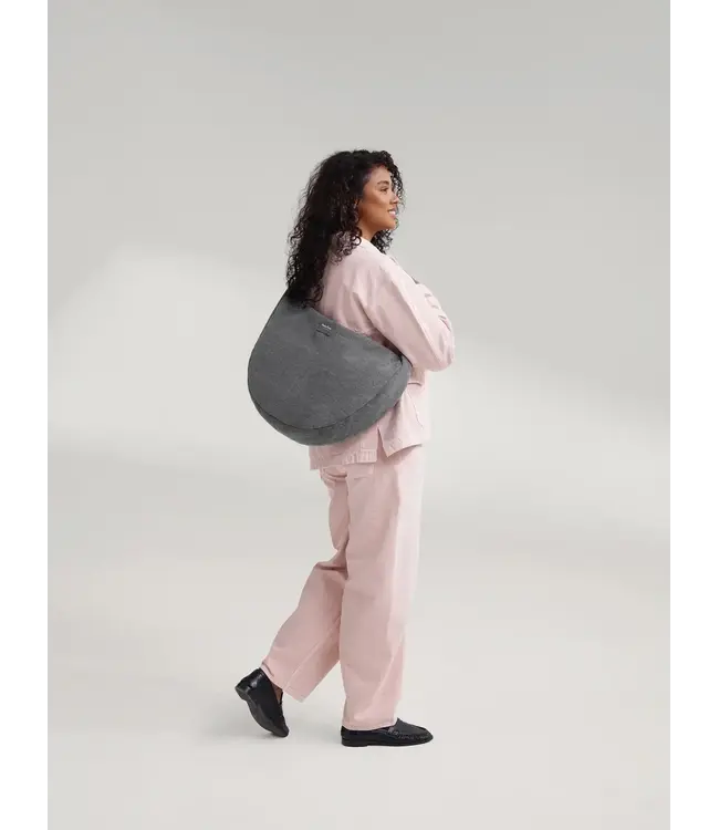 Denim Cross Body Bag Grey