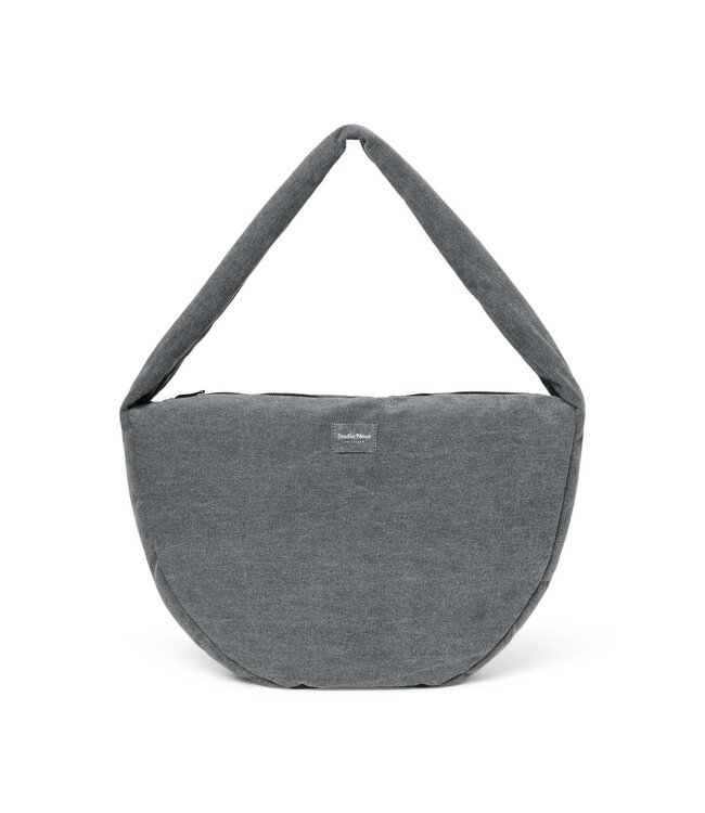 Denim Cross Body Bag Grey