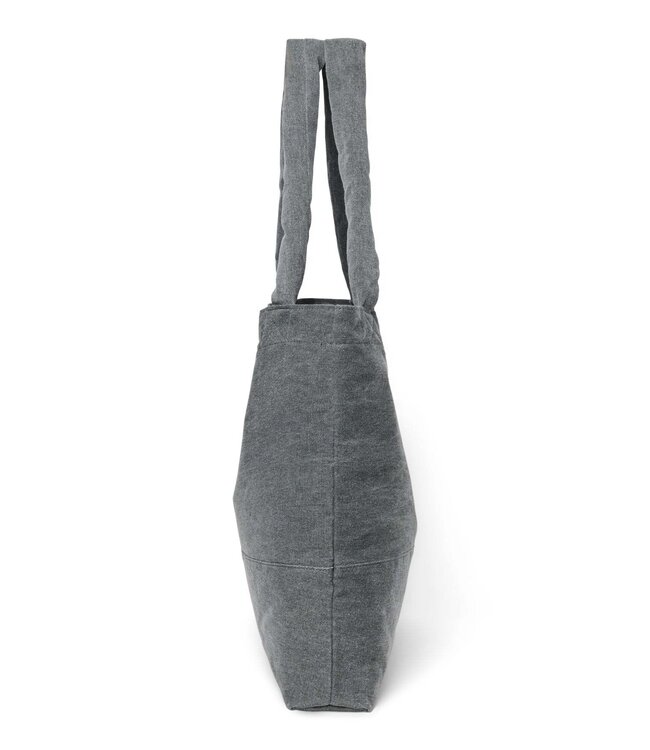 Denim Mom Bag Grey