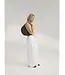 Puffy Adult Fanny Pack Brown hearts