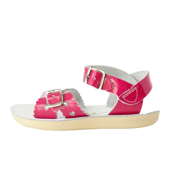 Salt water sandals sweetheart fuchsia