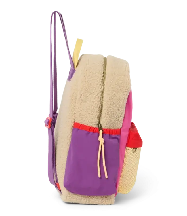 Patchwork Midi backpack Bright Pink