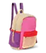 Patchwork Midi backpack Bright Pink