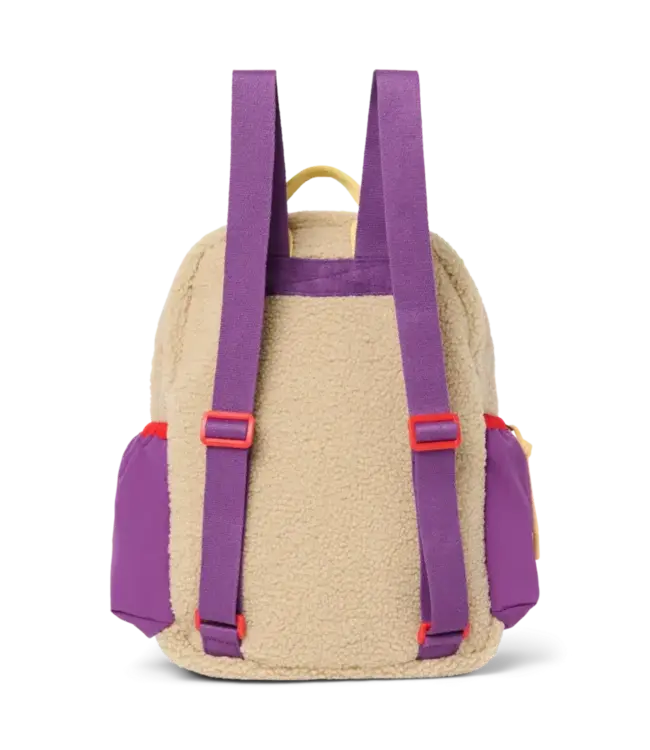 Patchwork Midi backpack Bright Pink