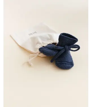 hvid Booties 0-9 Months Blue