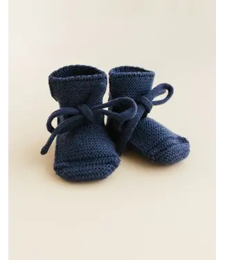 hvid Booties 0-9 Months Blue