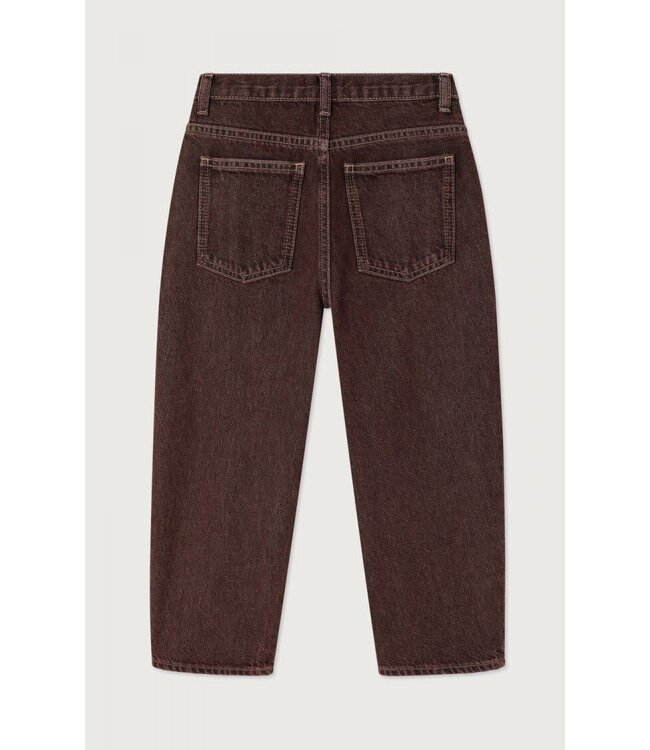 5 POCHES BALLOON JEANS RAISIN