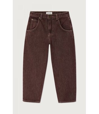 American Vintage 5 POCHES BALLOON JEANS RAISIN