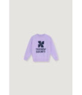 The new society TNS logo sweatshirt Violet tulip