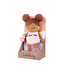 Bath Doll Girl Groot bruin haar