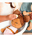 Bath Doll Girl Groot bruin haar