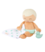 Bath Doll Boy Groot Blond haar