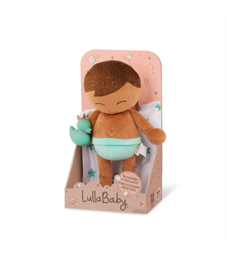 Lullababy Bath Doll Boy Groot bruin haar