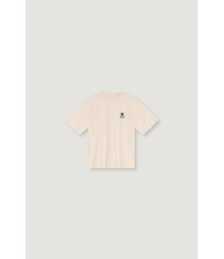 The new society TNS Logo T-Shirt Whisper White Melange