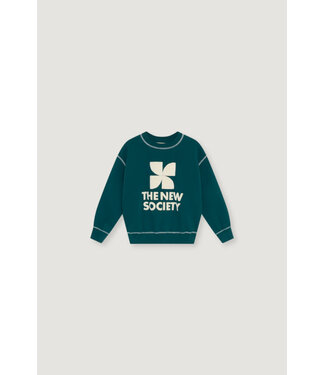 The new society TNS Logo Sweatshirt Dark Sea