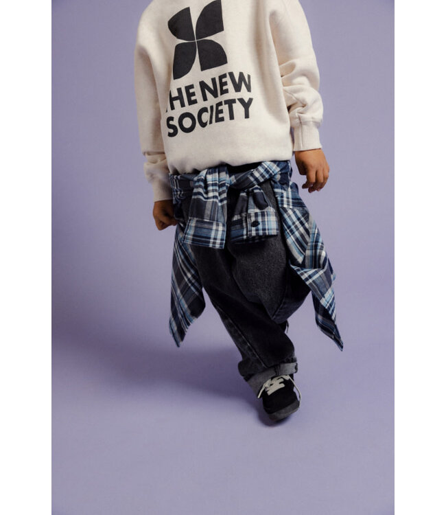 TNS Logo Sweatshirt Whisper White Melange
