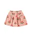 short skirt | pink w/ big flowers