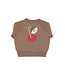 sweatshirt | brown w/ "captain" print