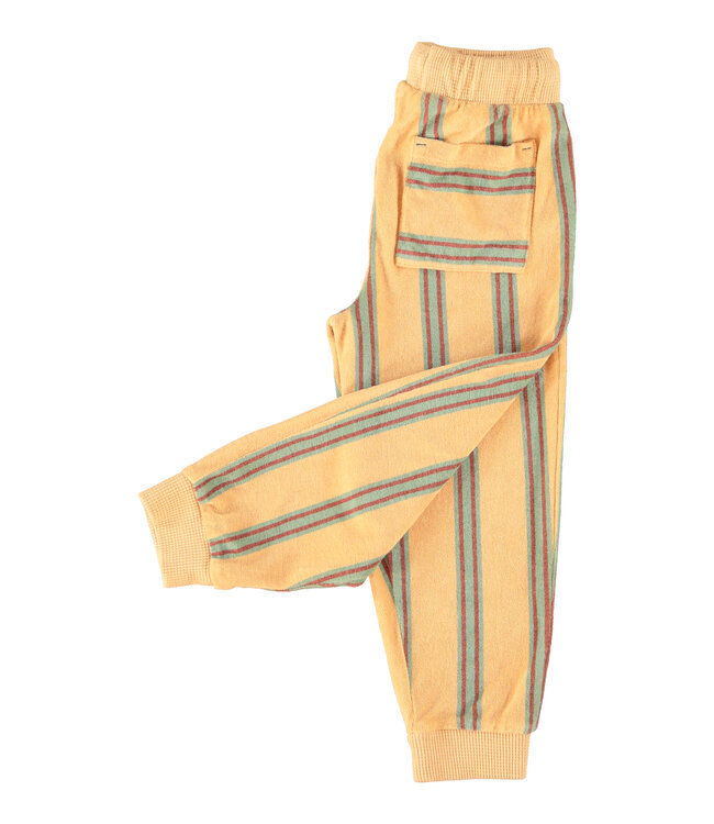 jogging pants | sand w/ double stripes