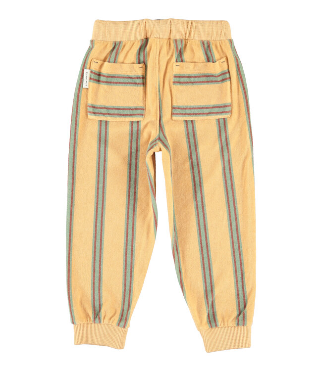 jogging pants | sand w/ double stripes