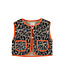 waistcoat | grey animal print