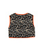 waistcoat | grey animal print