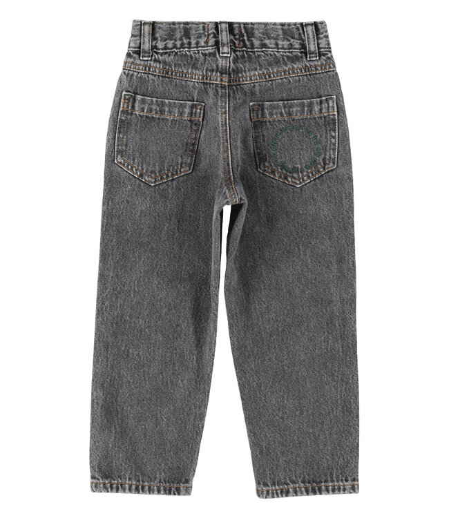 unisex trousers | grey denim