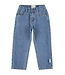 unisex trousers | washed navy denim