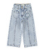 flare trousers | fadded light blue denim