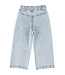 flare trousers | fadded light blue denim
