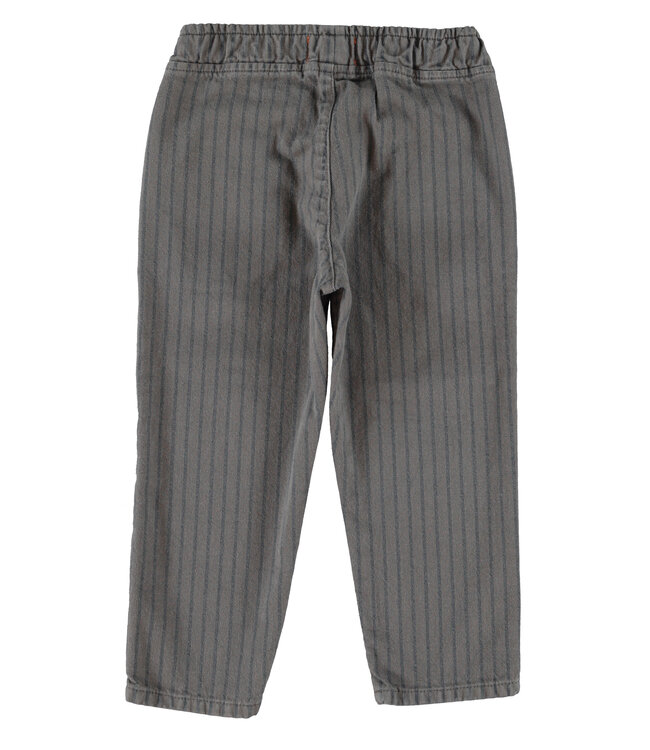 trousers | grey w/ black stripes