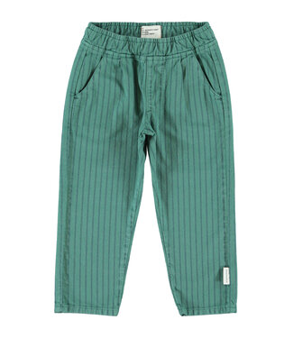 Piupiuchick trousers | green w/ black stripes