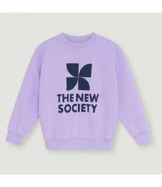 The new society TNS logo sweatshirt Violet tulip