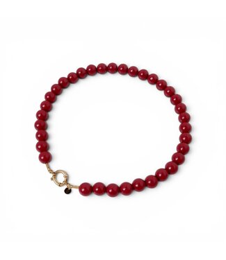 Love Issue Necklace Beads rust T2