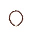 Necklace Bold beads brown T 2