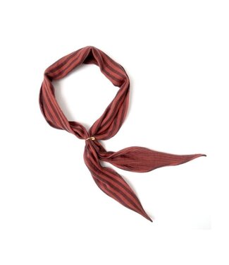 Love Issue Muslin cotton scarf Terra