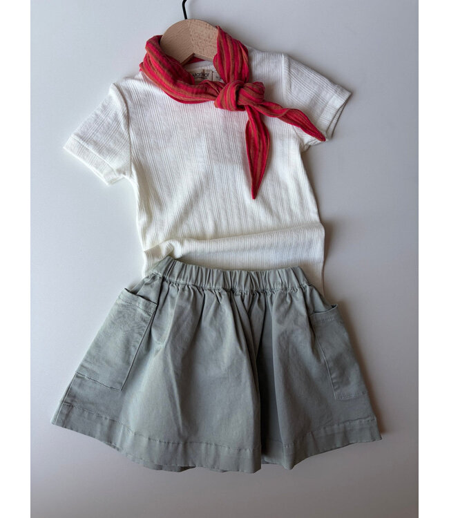 Muslin cotton scarf Coral