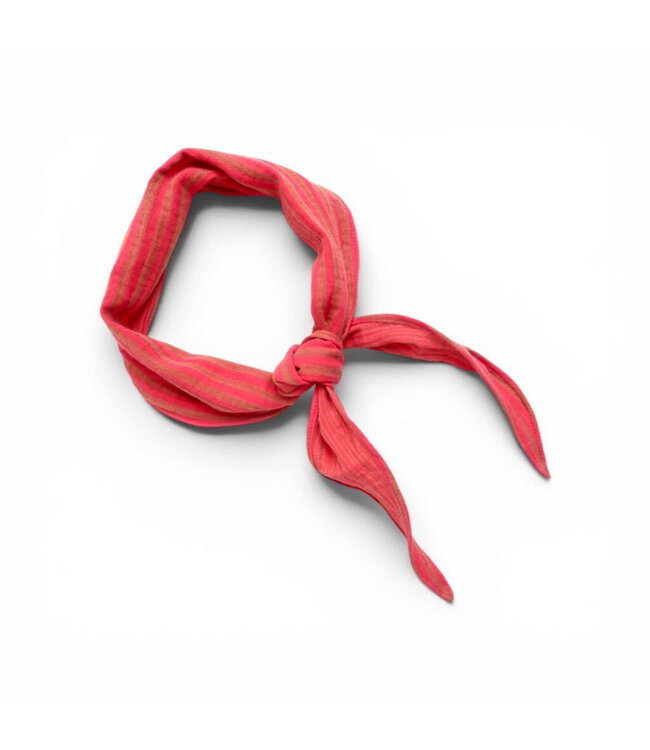 Muslin cotton scarf Coral