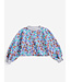 Watercolor all over cropped sweatshirt