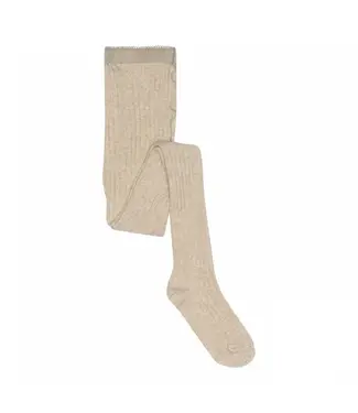 MP Denmark Cotton rib tights Beige Melange