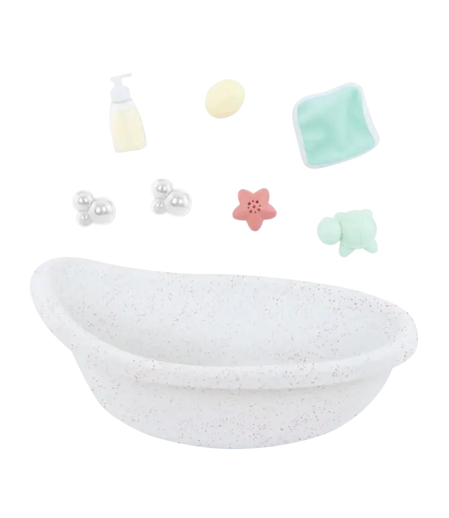Baby doll bathtub & accessories