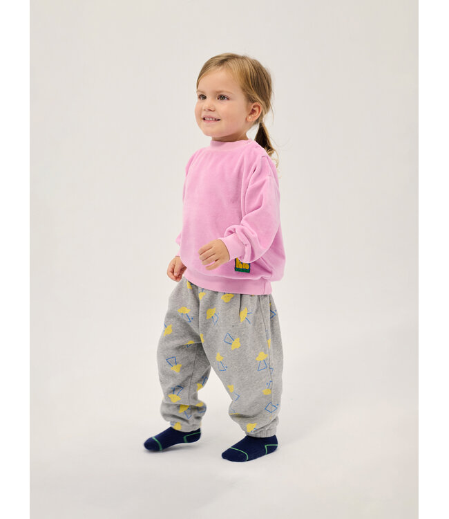 Booo Bo Choses Tag velvet sweatshirt