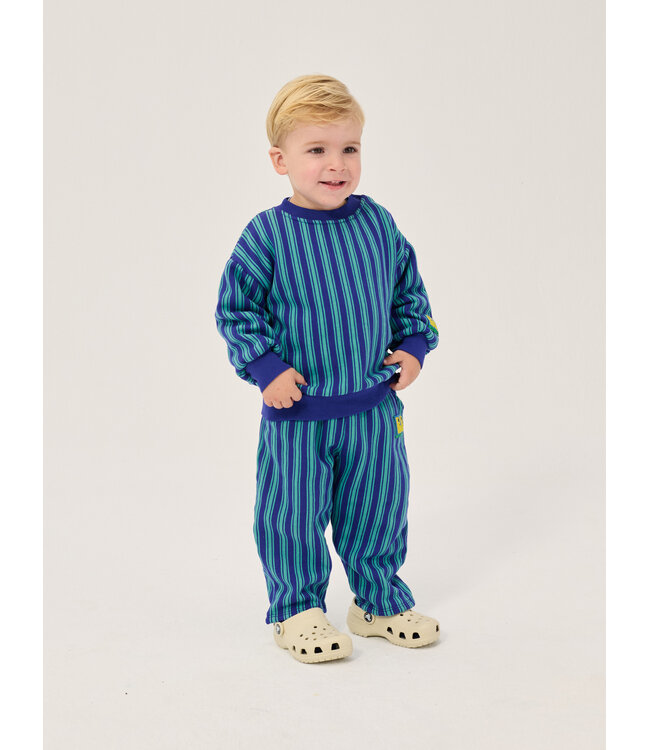 Booo Bo Choses Tag stripes sweatshirt