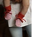 Booties 0-9 Months Cotton Candy/Red