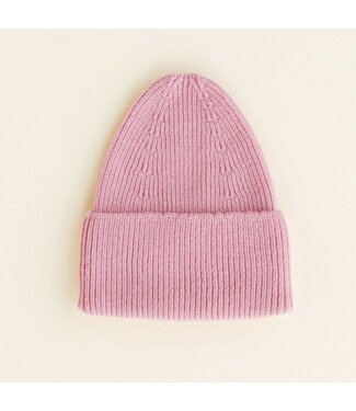 hvid Beanie Fronzie Cotton Candy